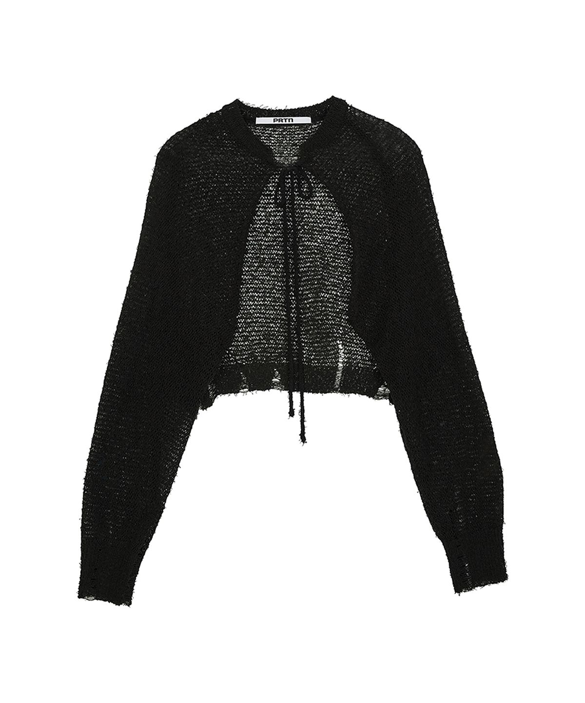 포르테나(PORTERNA) DISTRESSED BOLERO CARDIGAN-3COLOR