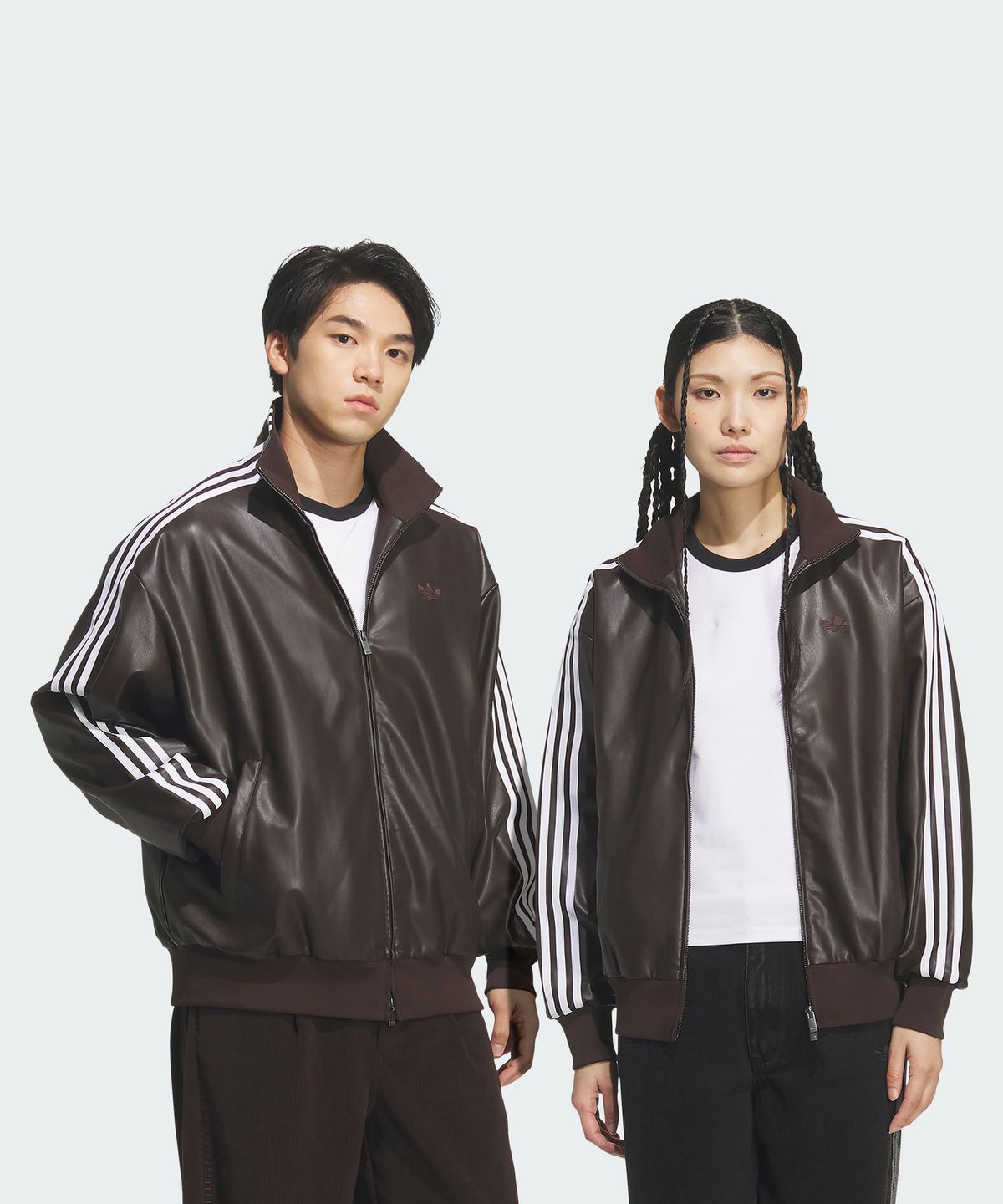 아디다스(ADIDAS) 플레더 3S 트랙탑 - 아우라커피 / KQ5473