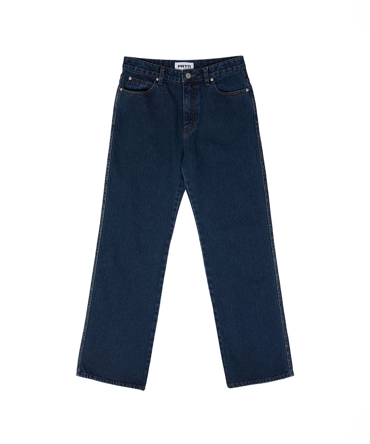 포르테나(PORTERNA) CLASSIC MID RISE STRAIGHT JEANS-2COLOR