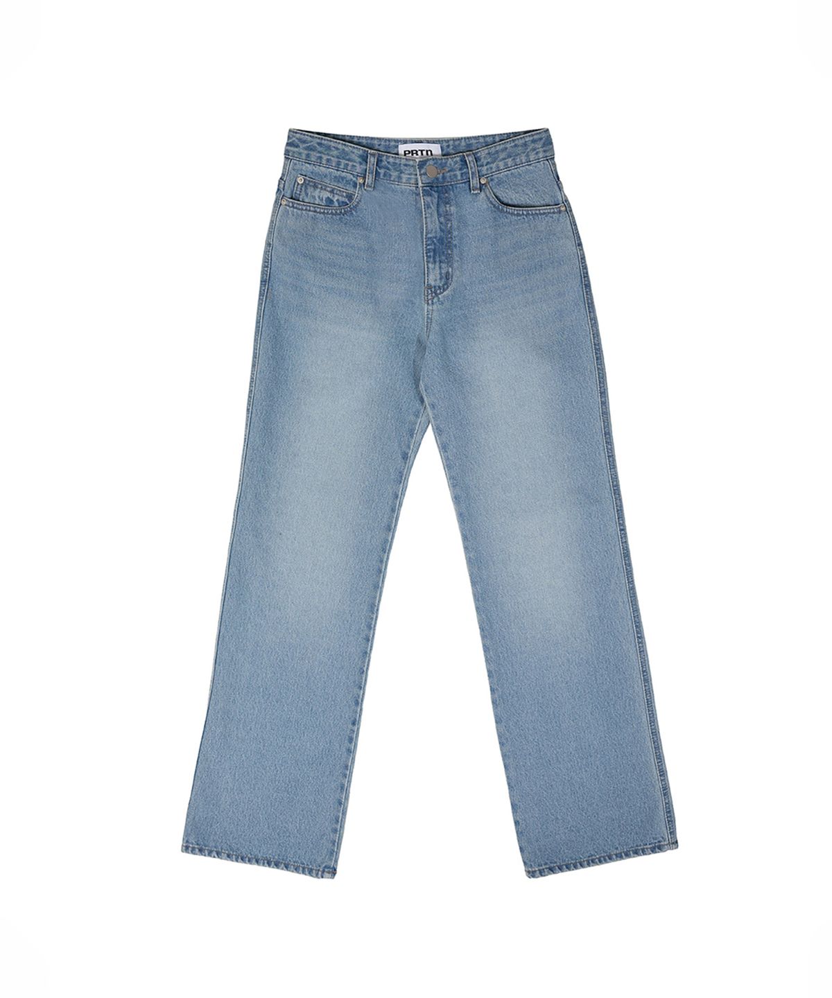 포르테나(PORTERNA) CLASSIC MID RISE STRAIGHT JEANS-2COLOR