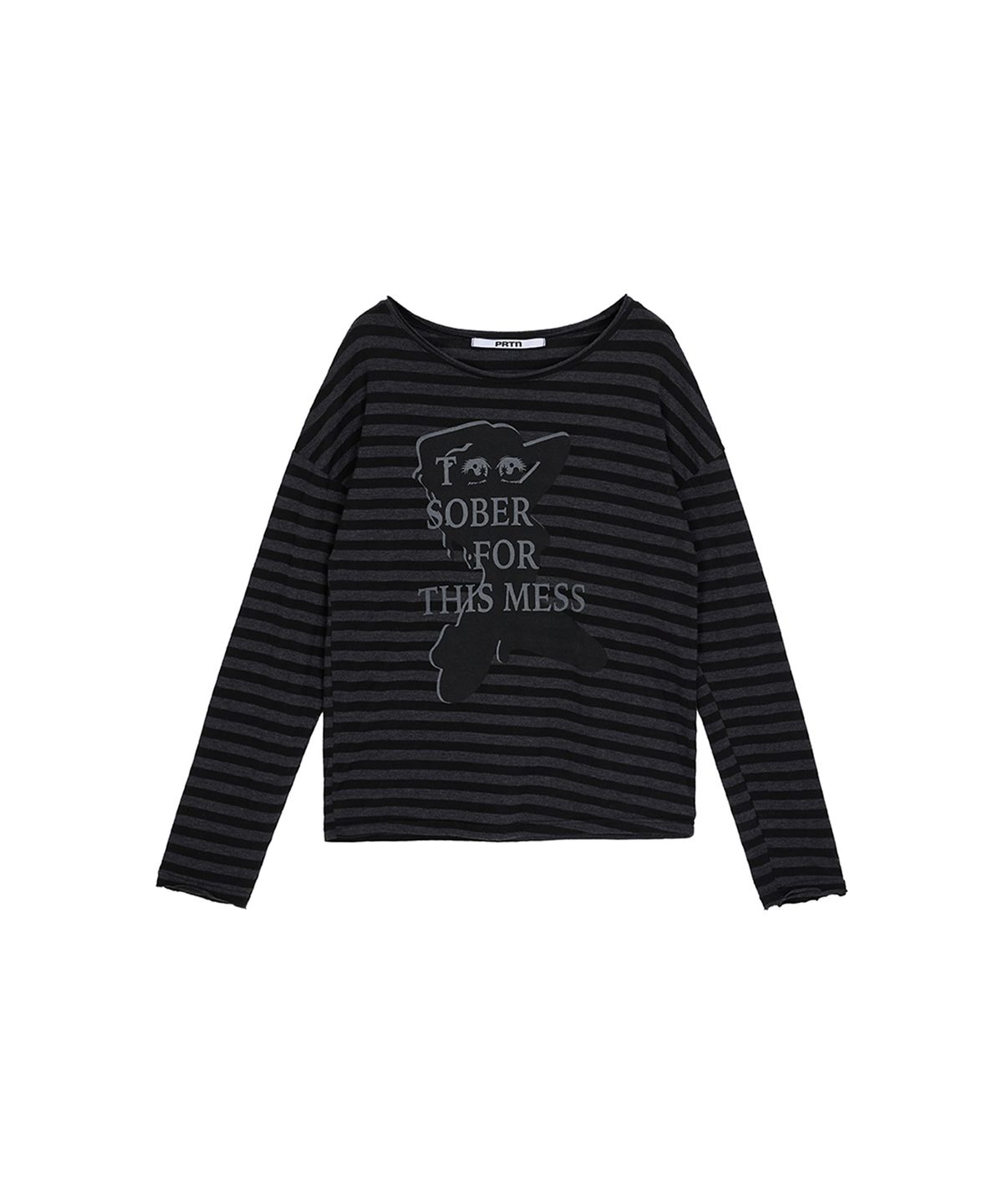 포르테나(PORTERNA) GRAPHIC STRIPE T-SHIRT-2COLOR
