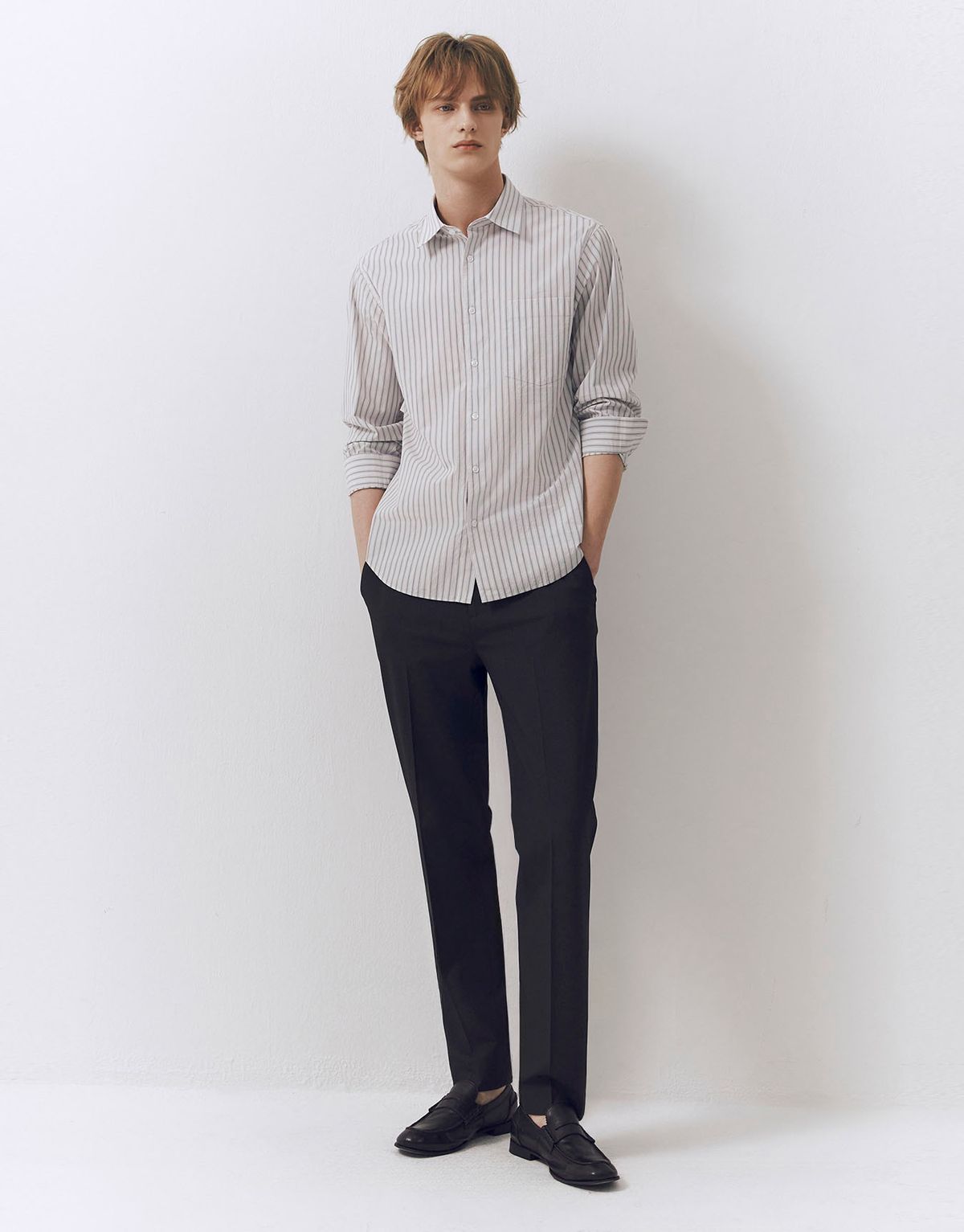 컨셉원(CONCEPTS1ONE) 스트라이프 포플린 셔츠 10046521/046521 [2color]