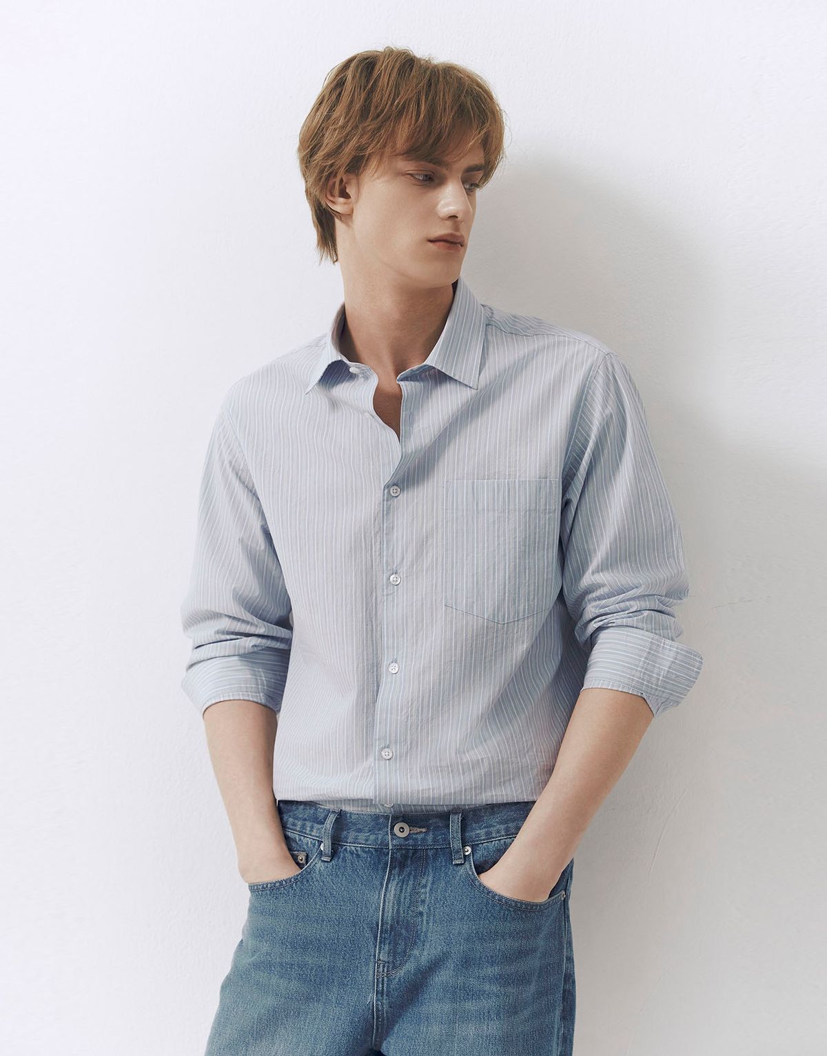 컨셉원(CONCEPTS1ONE) 스트라이프 포플린 셔츠 10046521/046521 [2color]