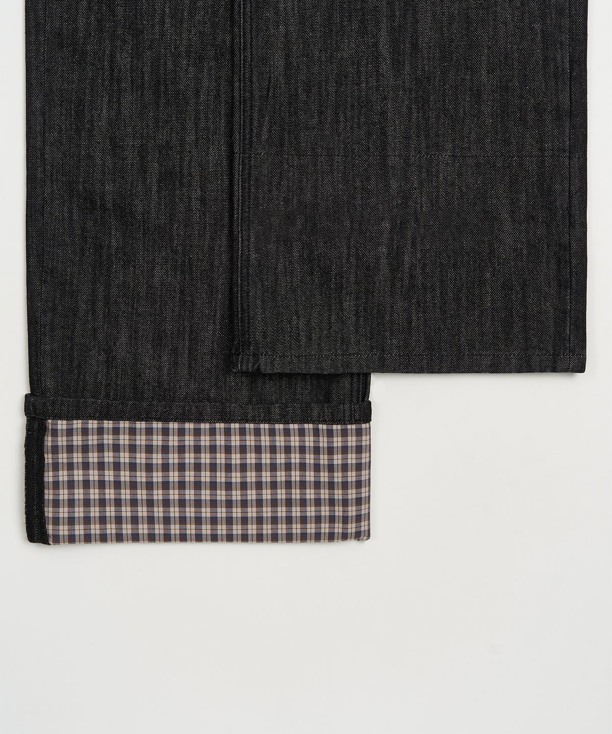 토피 우먼(TOFFEE WOMEN) W 체크 포인트 데님 팬츠 (BLACK)