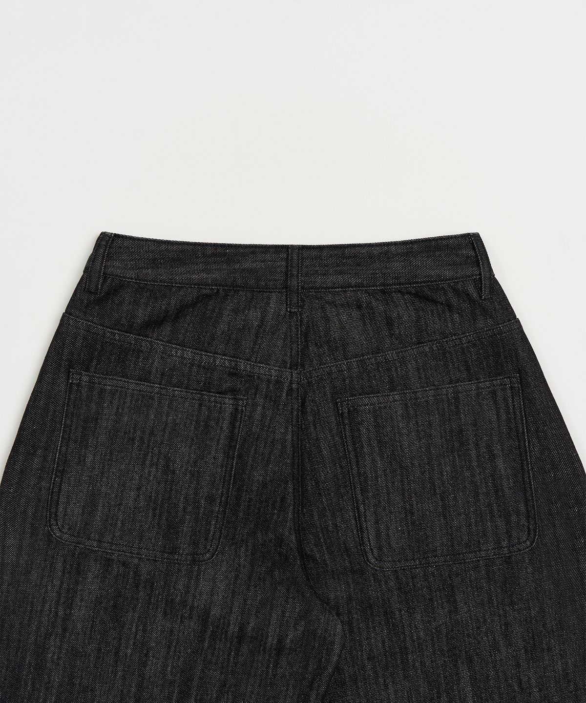 토피 우먼(TOFFEE WOMEN) W 체크 포인트 데님 팬츠 (BLACK)
