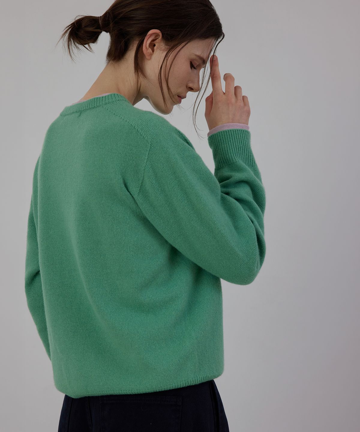 퀸스래빗(Q'SRB) Cloud Wool Crewneck Knit