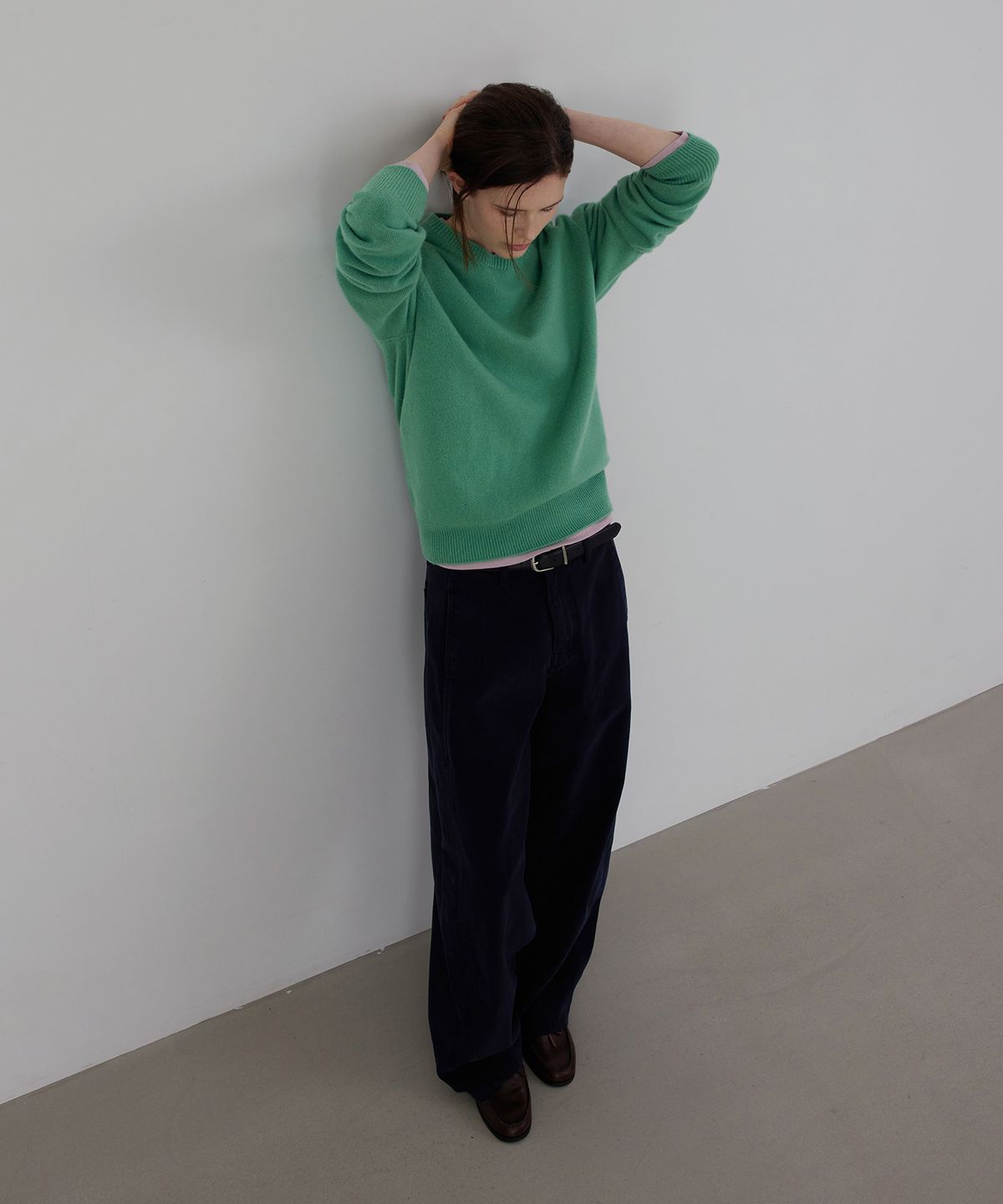 퀸스래빗(Q'SRB) Cloud Wool Crewneck Knit