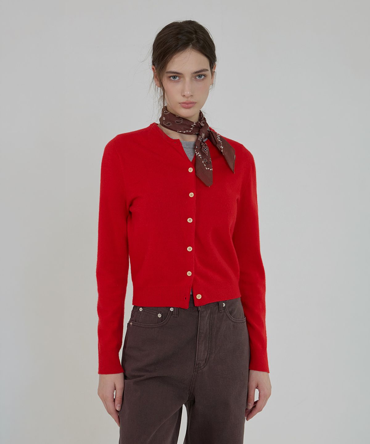 퀸스래빗(Q'SRB) Standard Button Cardigan