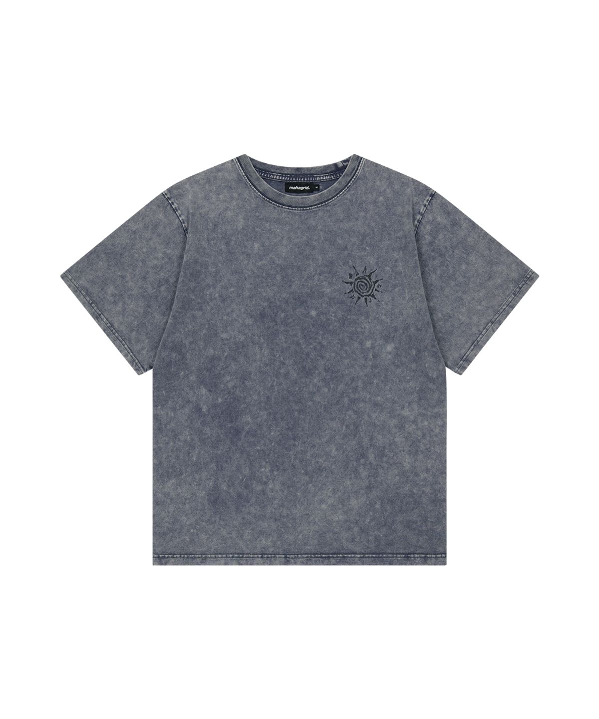 마하그리드(MAHAGRID) WASHED SOLAR APPLIQUE TEE NAVY(MG2GMMT504A)