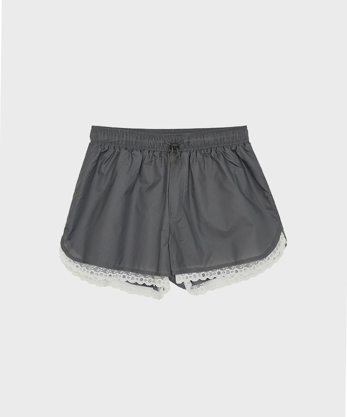 포르테나(PORTERNA) SHEER LACE BANDING SHORTS-3COLOR