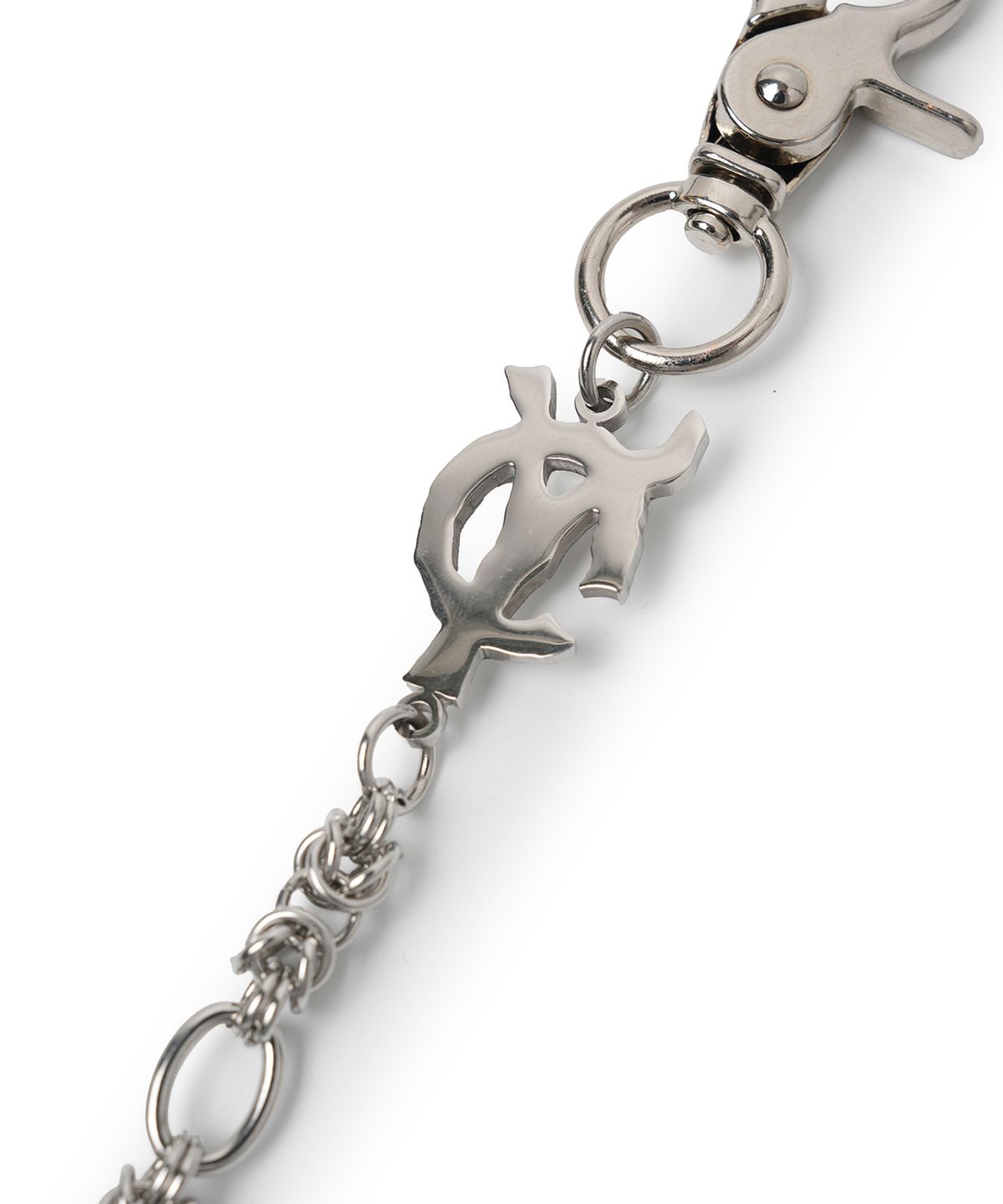 오픈야드(오와이)(OPENYARD(OY)) HEAVY LINK LOGO CHAIN - SILVER