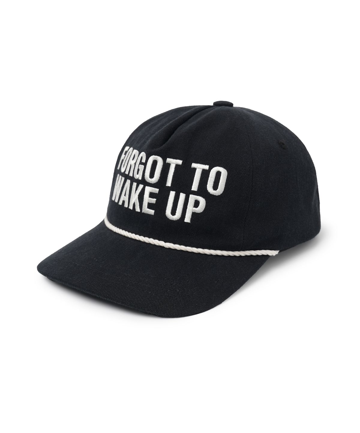 오픈야드(오와이)(OPENYARD(OY)) WAKELESS ROPE CAP - BLACK