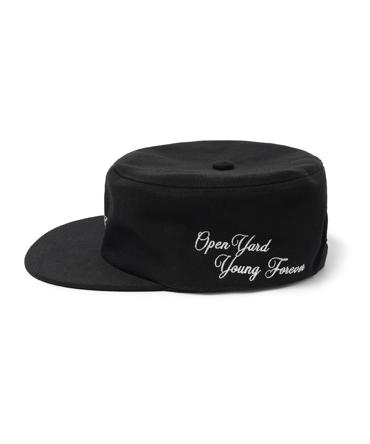 오픈야드(오와이)(OPENYARD(OY)) STARLIGHT CLUB PILLBOX CAP - BLACK