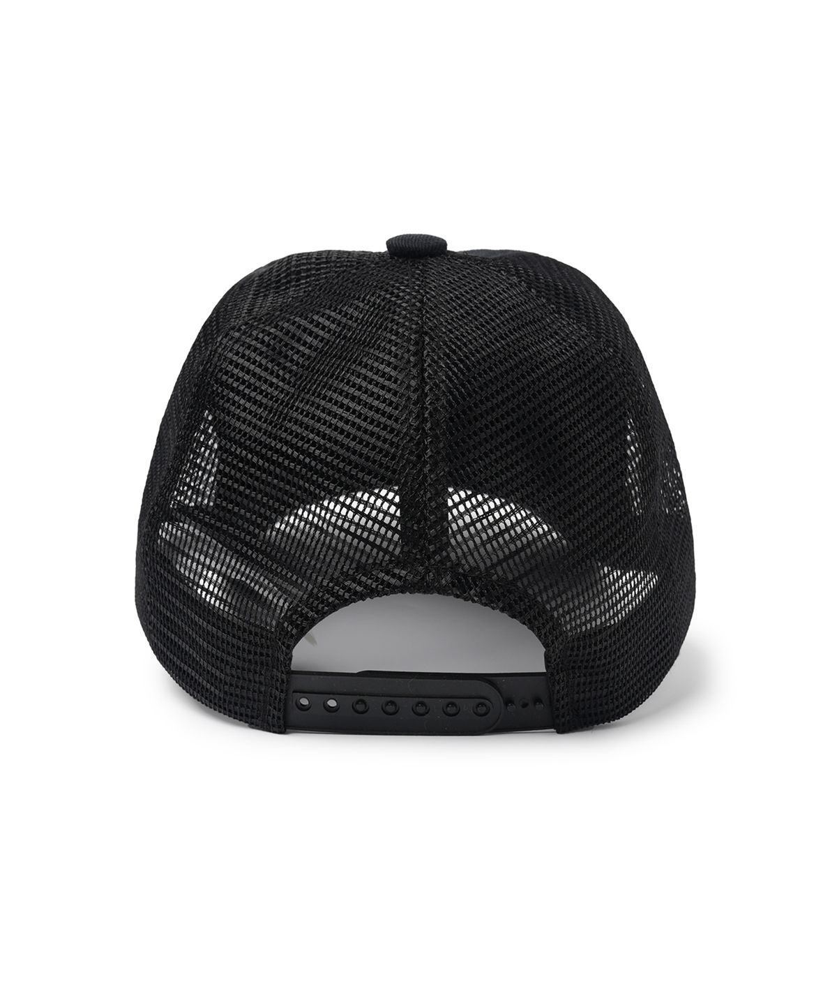 오픈야드(오와이)(OPENYARD(OY)) BADLANDS FLAG TRUCKER CAP - BLACK