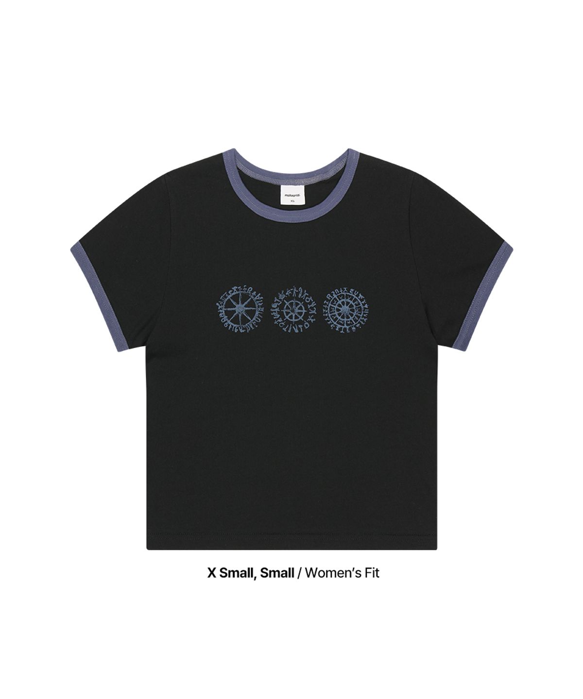 마하그리드(MAHAGRID) SUN LOGOS RINGER TEE BLACK(MG2GMMT515A)