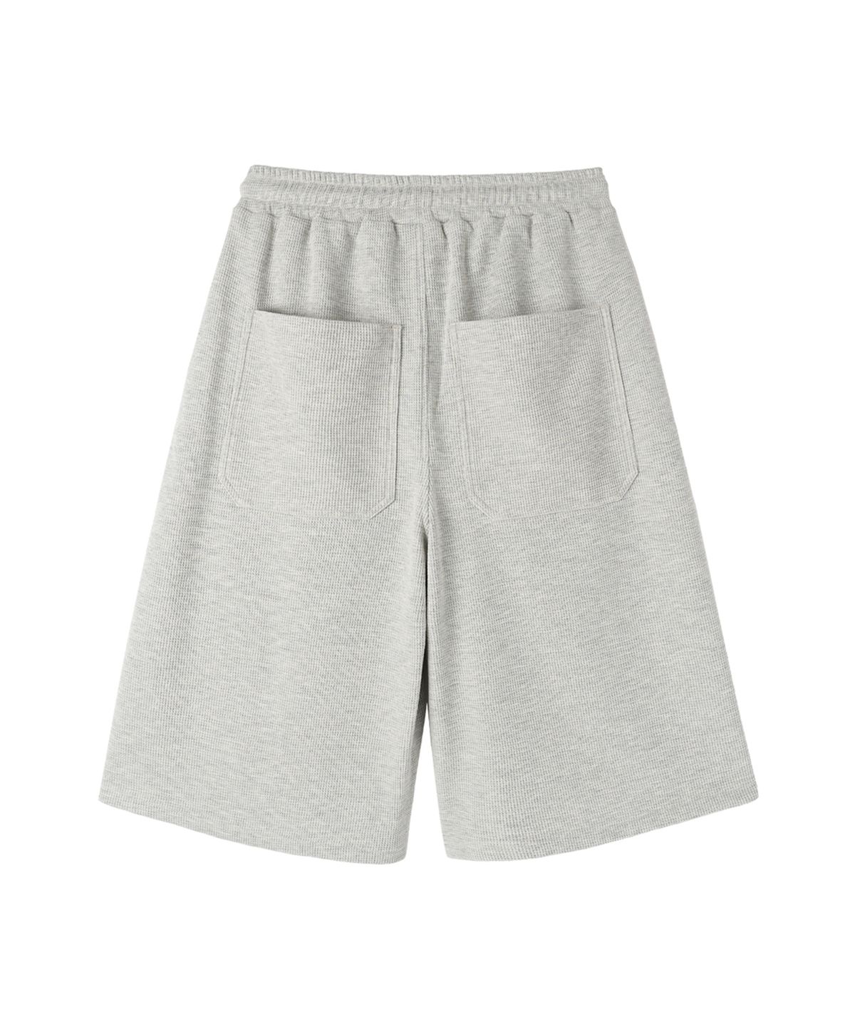 오픈야드(오와이)(OPENYARD(OY)) CROSS WAFFLE SHORTS - MELANGE
