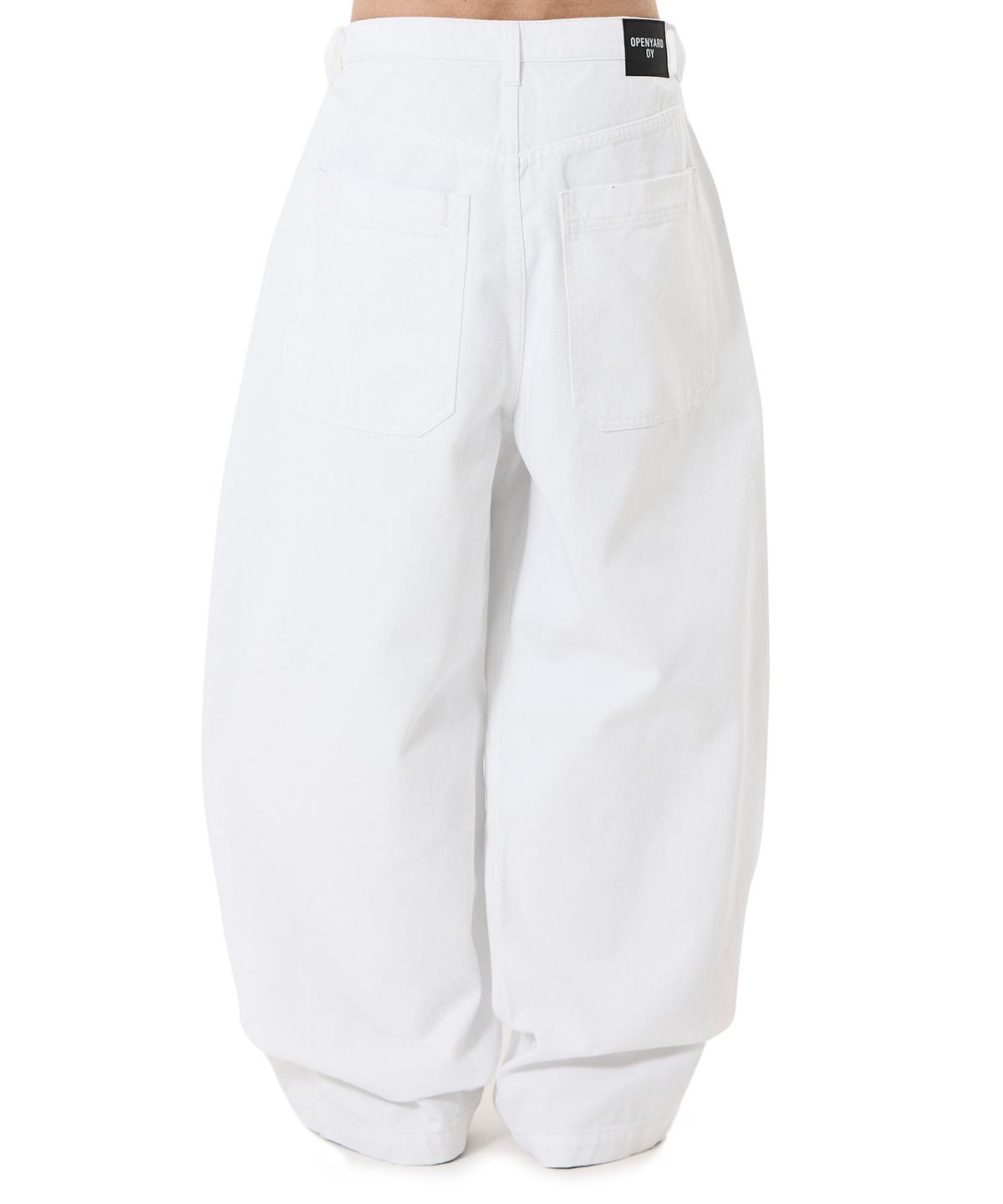 오픈야드(오와이)(OPENYARD(OY)) WIDE VOLUME PANTS - WHITE