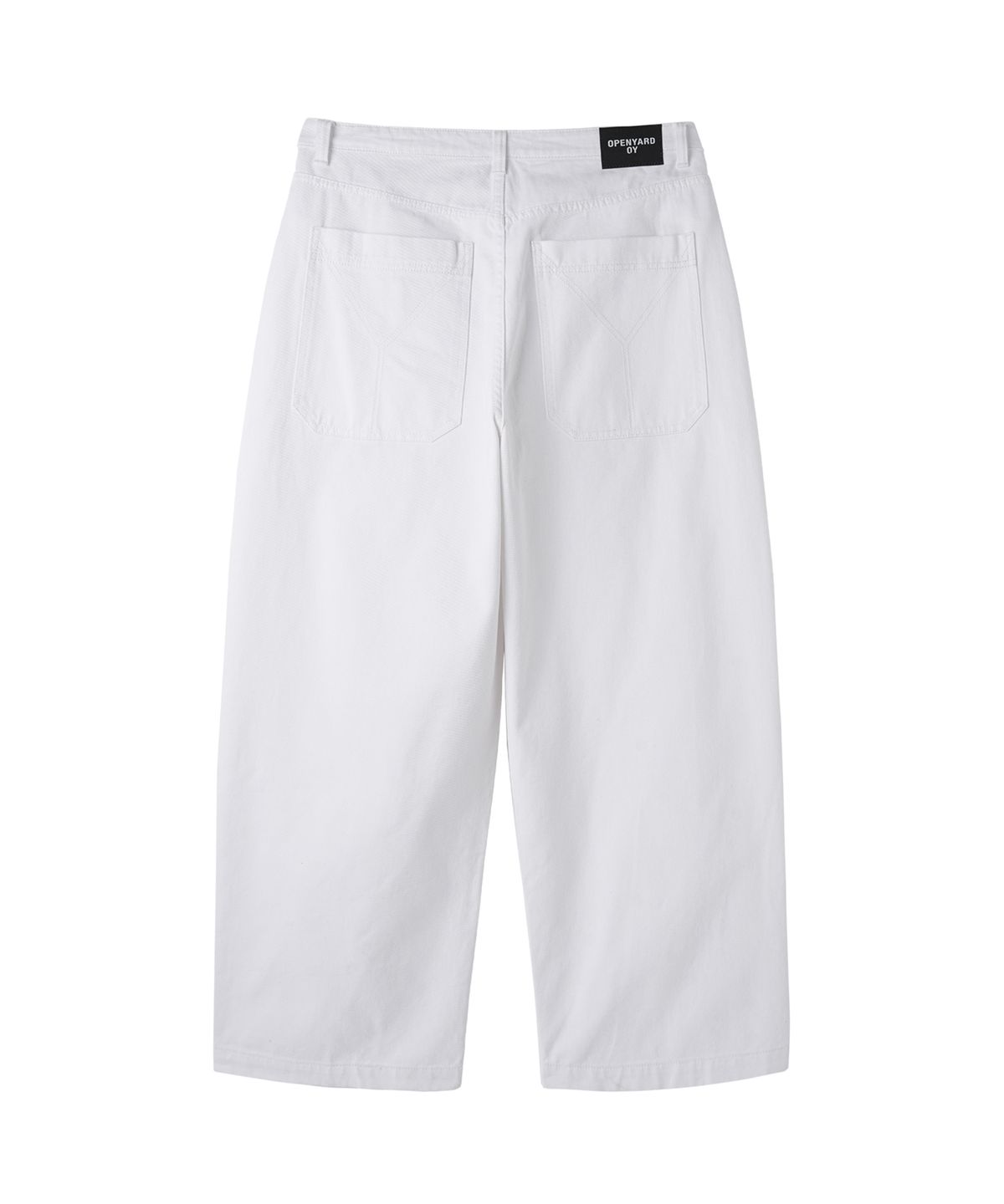 오픈야드(오와이)(OPENYARD(OY)) WIDE VOLUME PANTS - WHITE