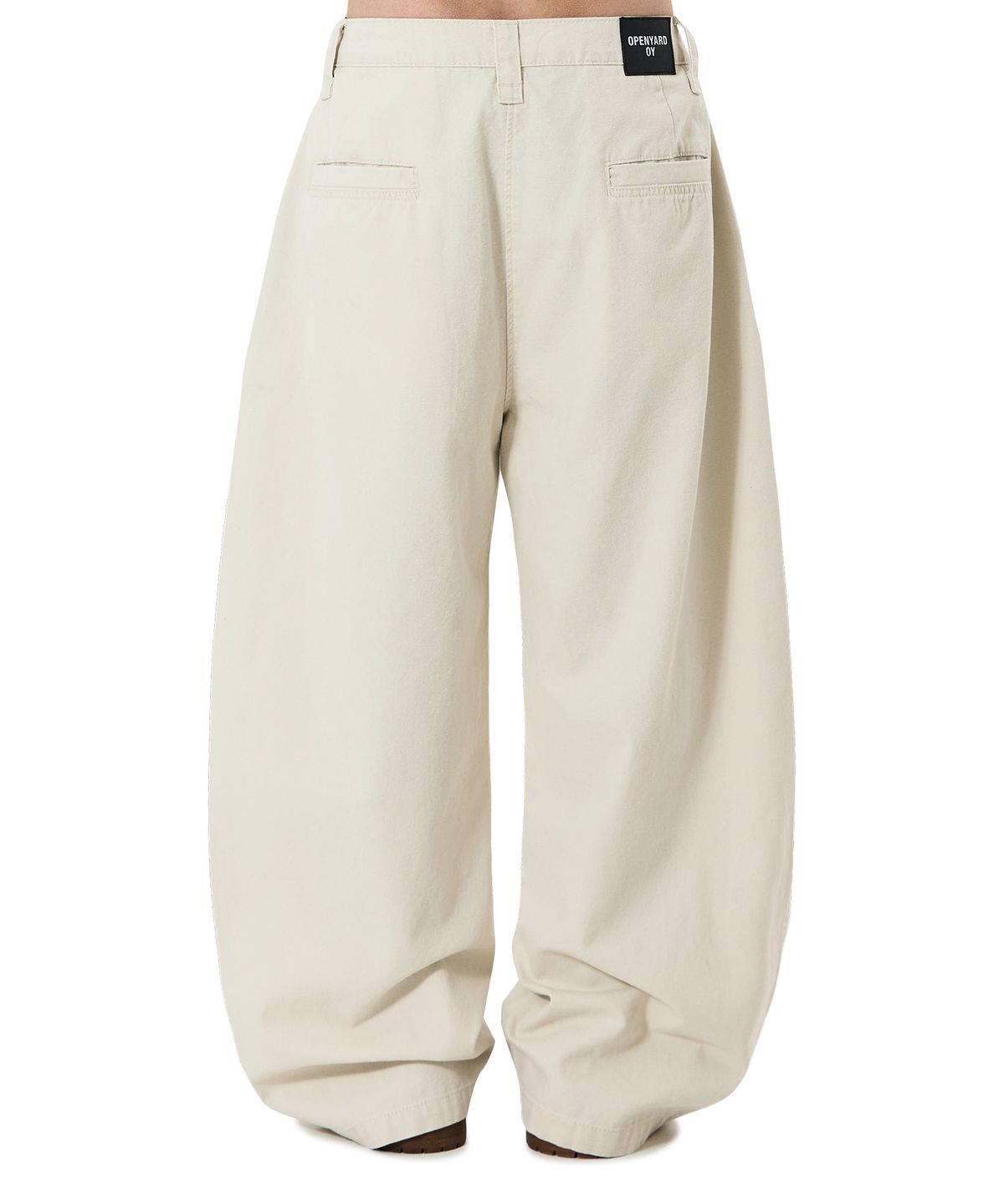 오픈야드(오와이)(OPENYARD(OY)) WIDE VOLUME CHINO PANTS - BEIGE