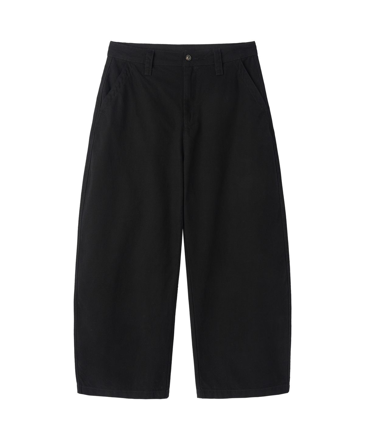 오픈야드(오와이)(OPENYARD(OY)) WIDE VOLUME CHINO PANTS - BLACK