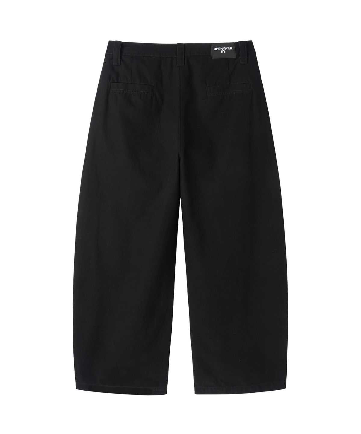 오픈야드(오와이)(OPENYARD(OY)) WIDE VOLUME CHINO PANTS - BLACK