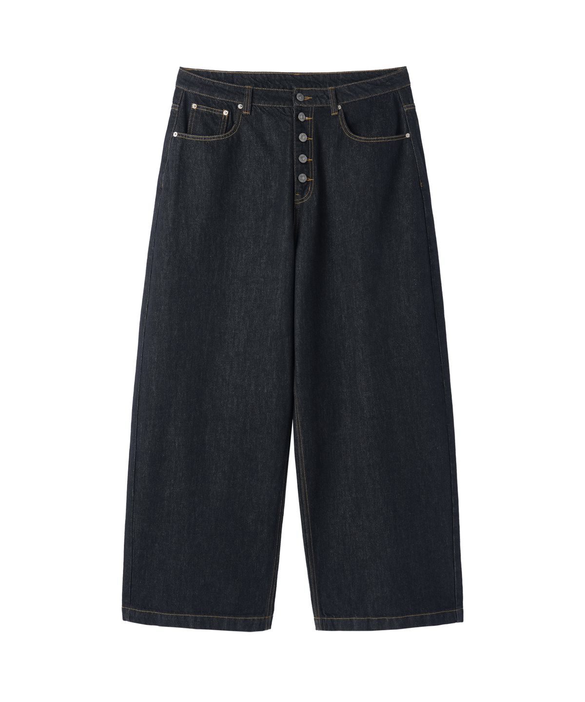 오픈야드(오와이)(OPENYARD(OY)) HOLY STARS CROSS PANTS - DEEP INDIGO