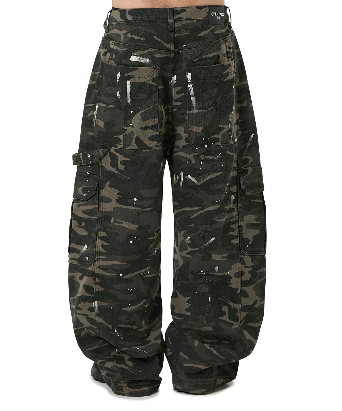 오픈야드(오와이)(OPENYARD(OY)) PAINTED CARGO PANTS - CAMO
