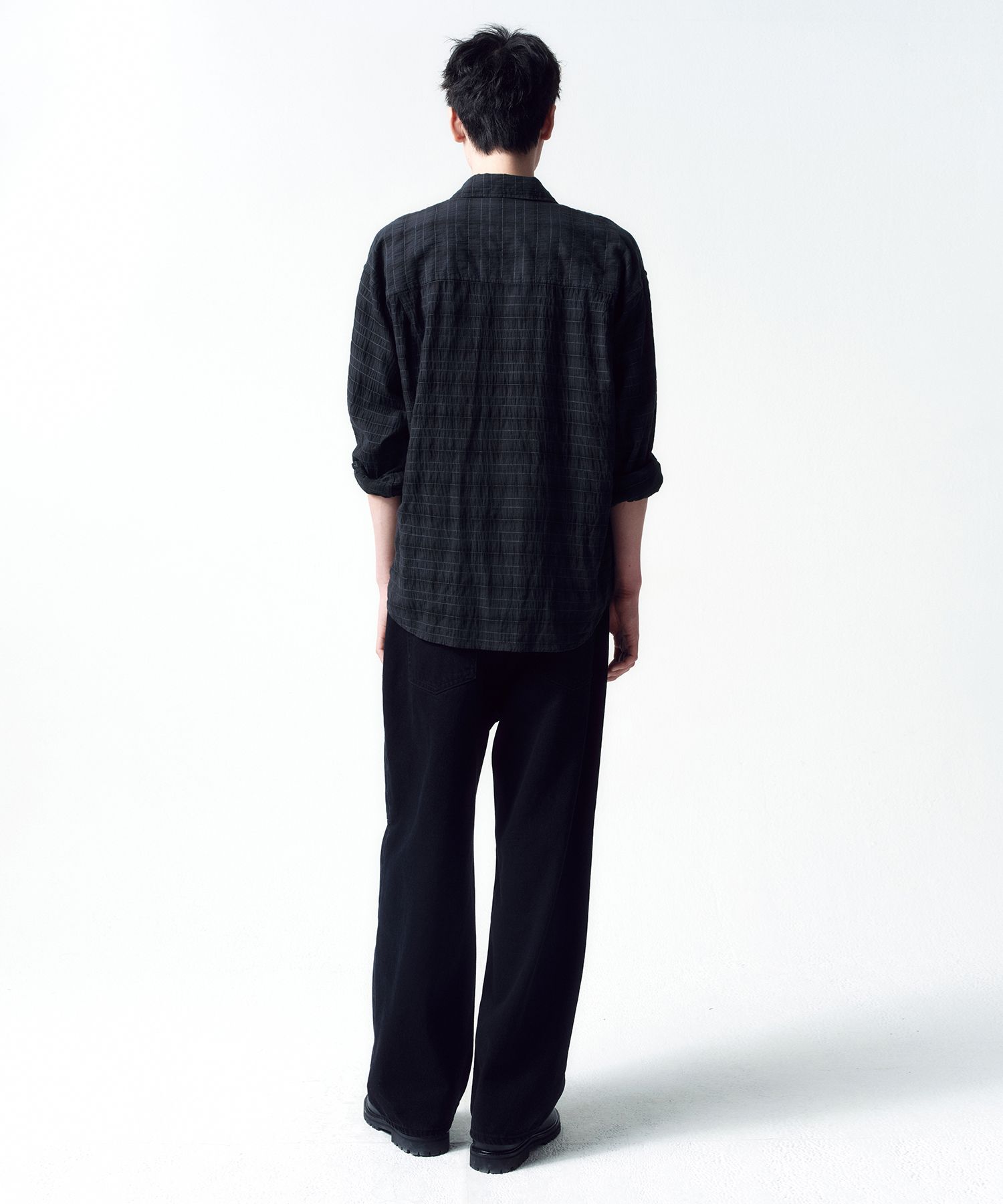 トップス INSILENCE Garment Dye Check Shirt M MUSINSA | INSILENCE Garment Dyed Check Shirt CHARCOAL