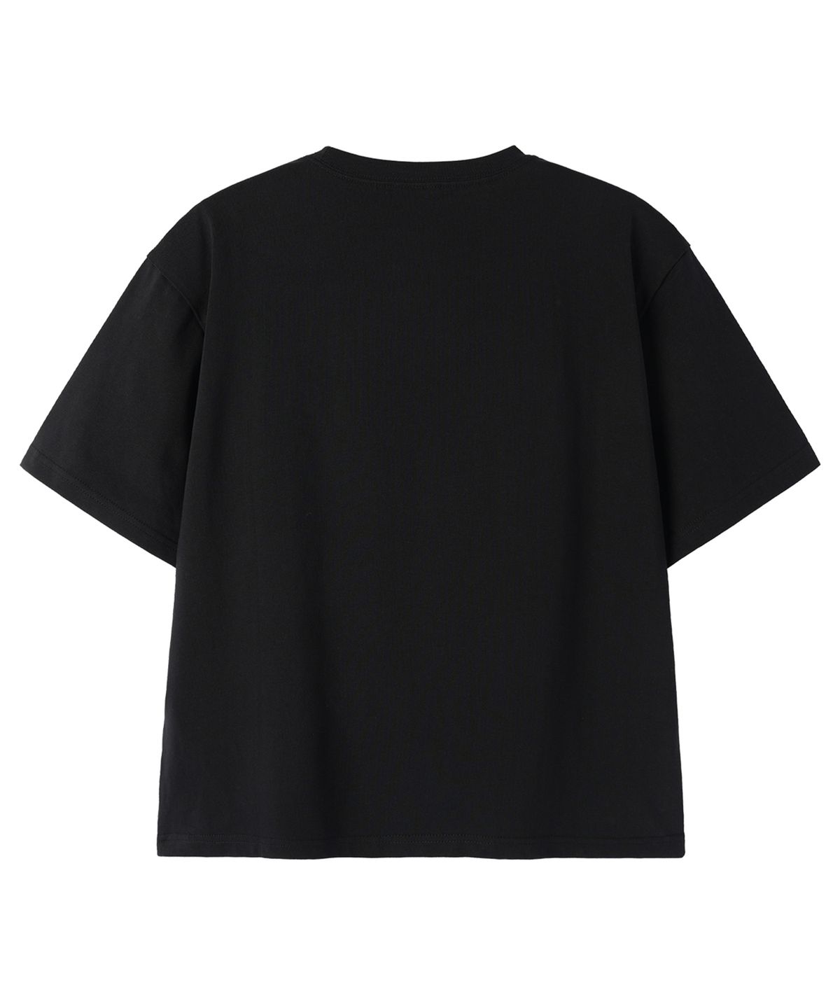 오픈야드(오와이)(OPENYARD(OY)) TEARS OF DIVINE CROP TEE - BLACK