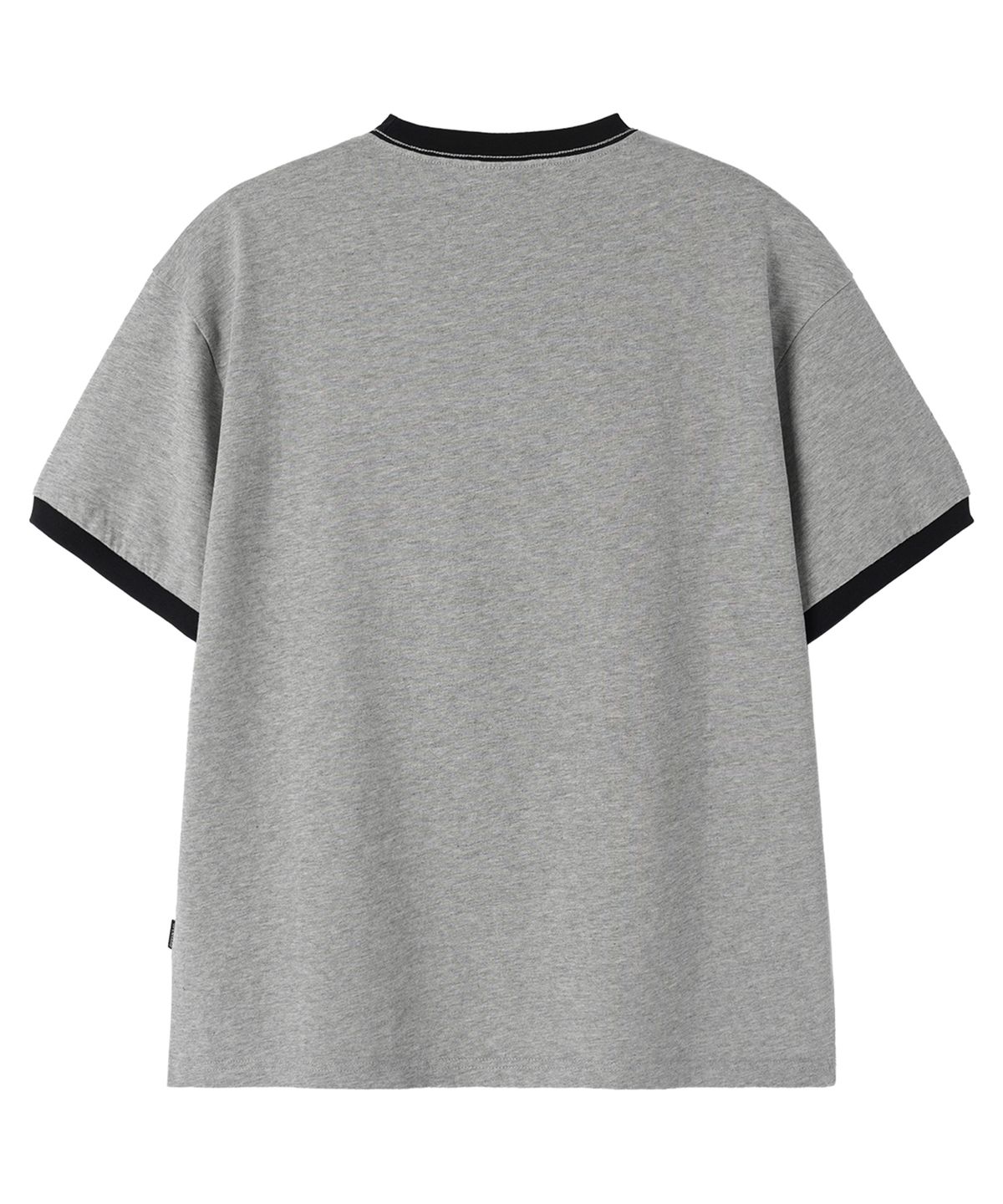 오픈야드(오와이)(OPENYARD(OY)) LOGO PATCH RINGER TEE - MELANGE