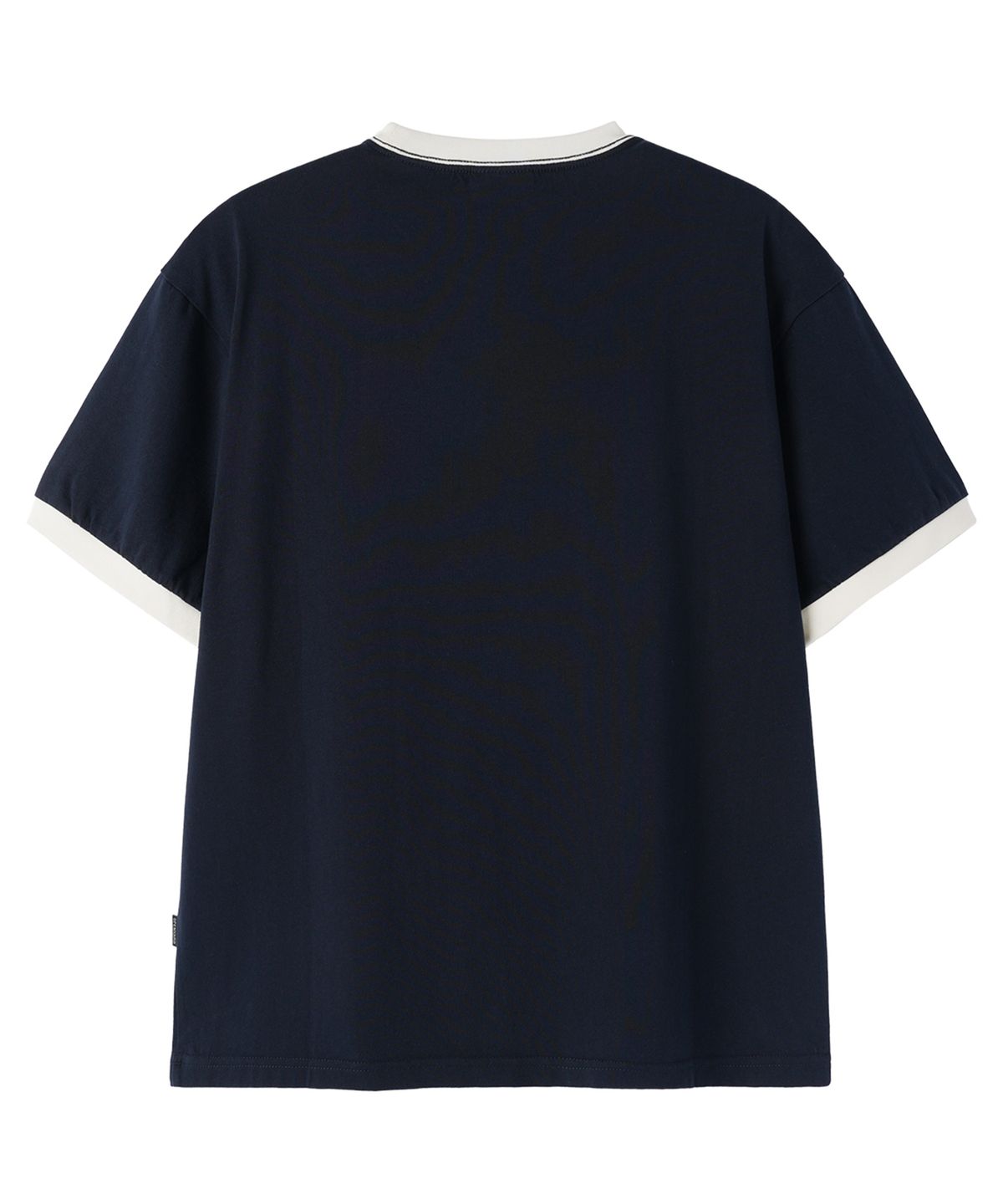 오픈야드(오와이)(OPENYARD(OY)) LOGO PATCH RINGER TEE - NAVY