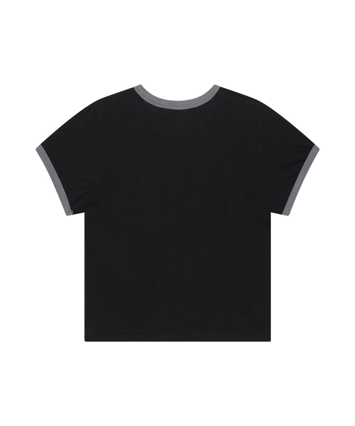 마하그리드(MAHAGRID) BITE LOVER CROP RINGER TEE BLACK(MG2GMFT516A)