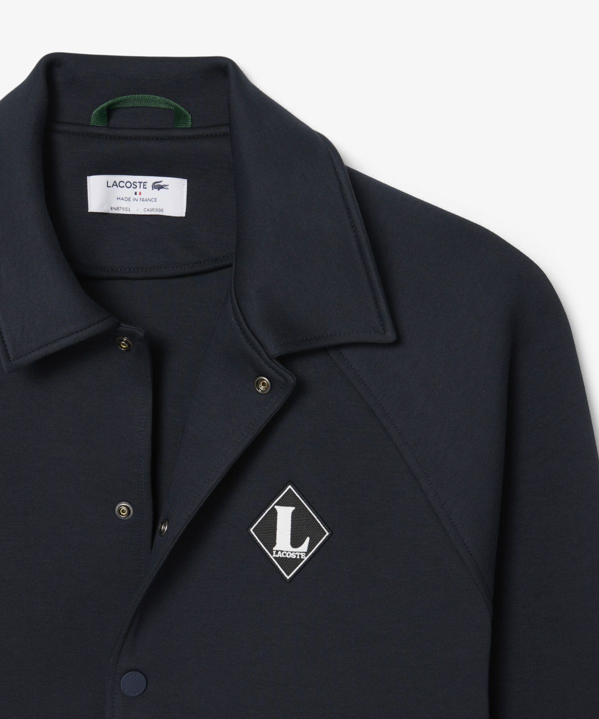 라코스테(LACOSTE) 남성 L 뱃지 래글런 소매 카라 스웻 점퍼 BH0721-56G 350