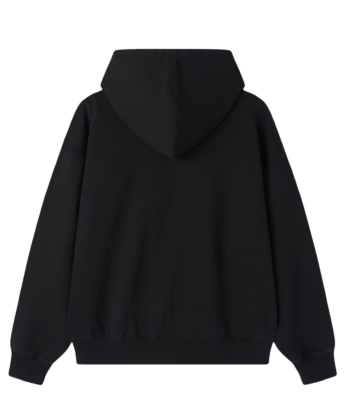 오픈야드(오와이)(OPENYARD(OY)) FAKE LICENSE HOODIE ZIP UP - BLACK