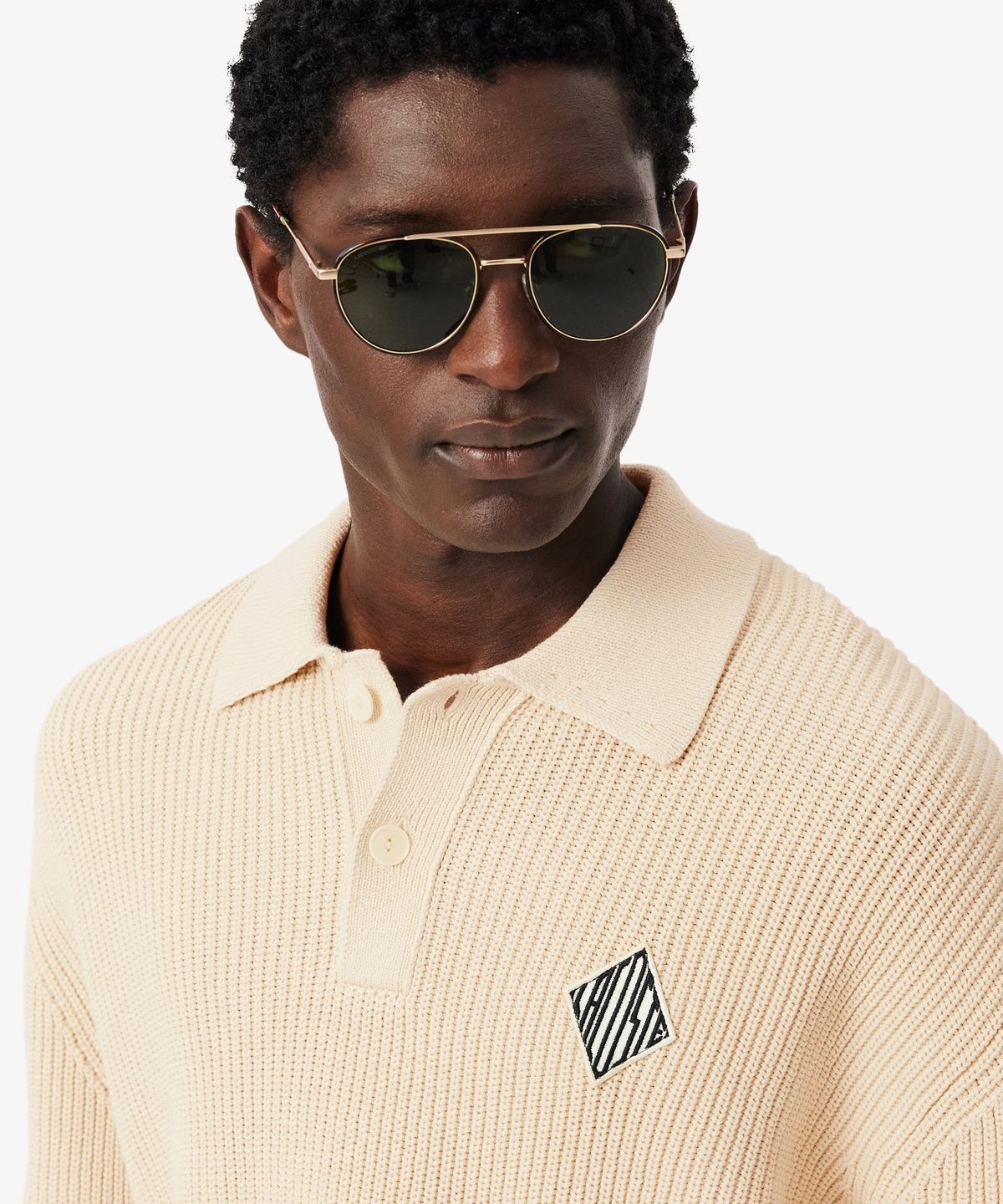 라코스테(LACOSTE) 남성 L로고 긴팔 스웨터 폴로 AH0612-56G S7G
