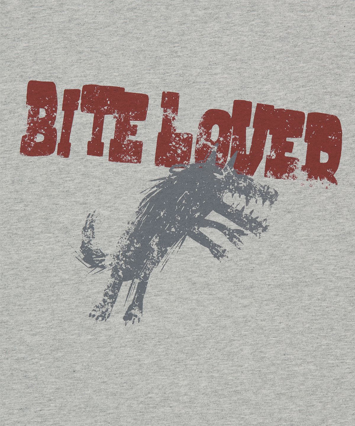 마하그리드(MAHAGRID) BITE LOVER RINGER TEE GREY(MG2GMMT517A)