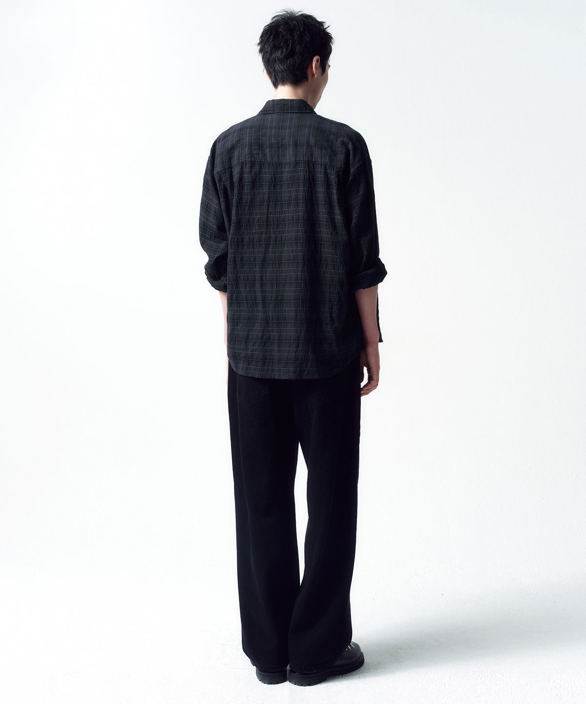 인사일런스(INSILENCE) 메카닉 데님 팬츠 BLACK