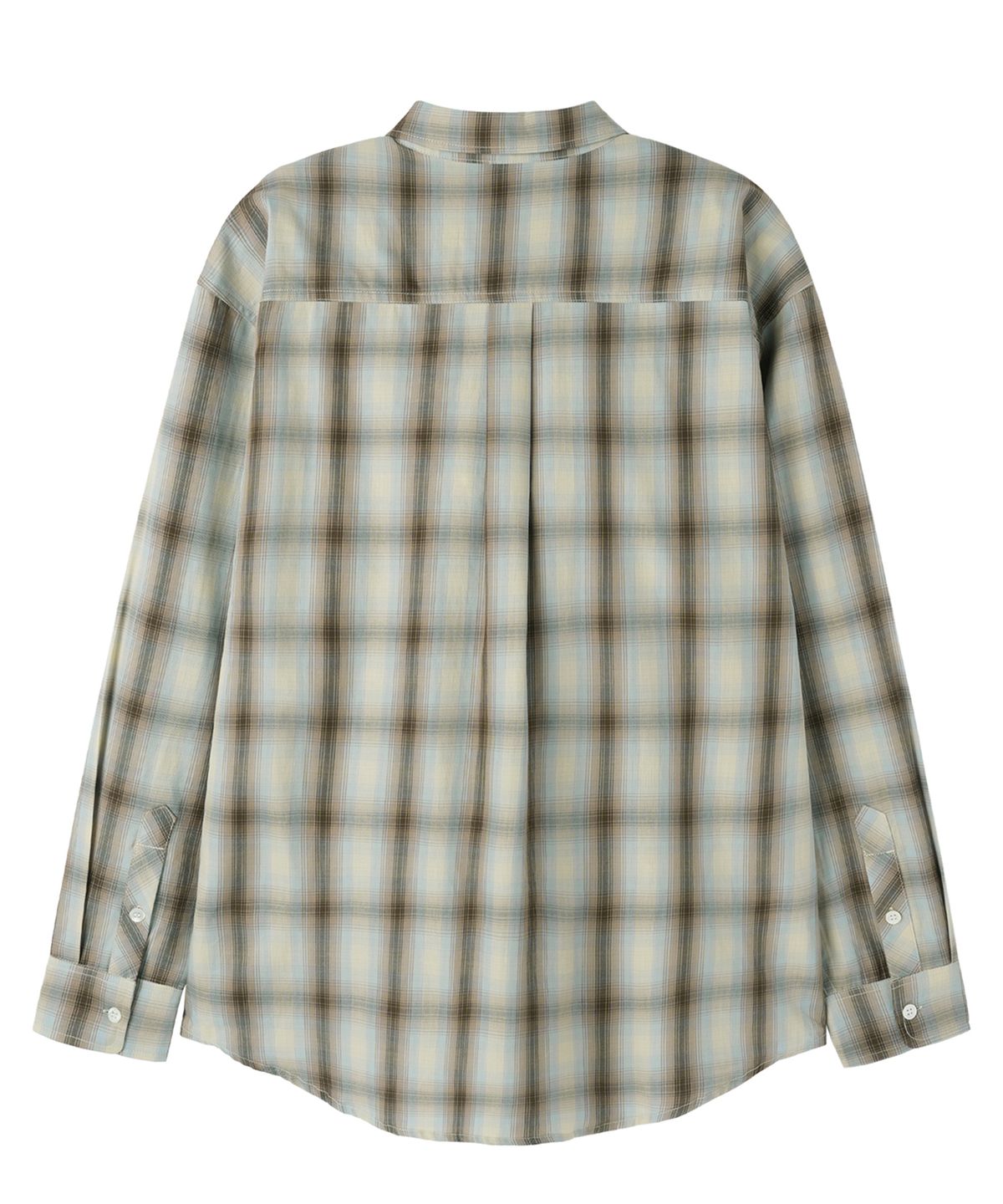 오픈야드(오와이)(OPENYARD(OY)) FADEOUT CHECK SHIRT - BEIGE