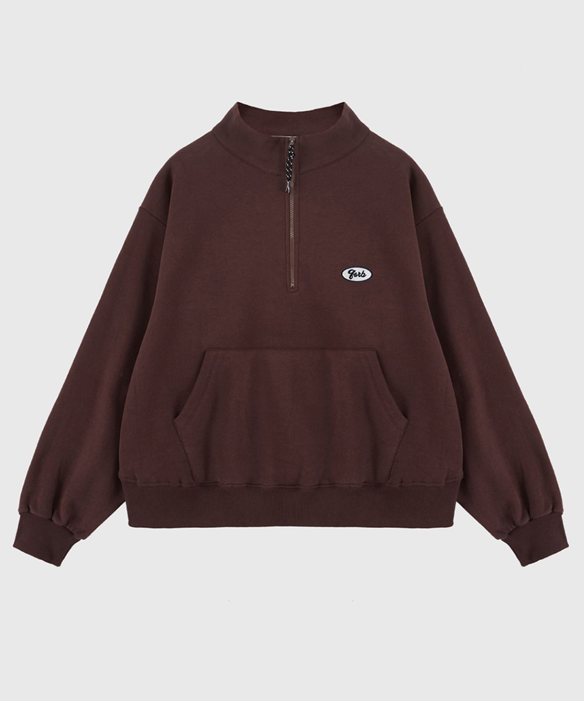 퀸스래빗(Q'SRB) QSRB Wappen Warm Touch Half Zip-up Sweatshirt_MTM