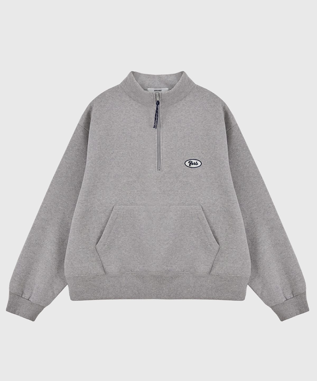 퀸스래빗(Q'SRB) QSRB Wappen Warm Touch Half Zip-up Sweatshirt_MTM