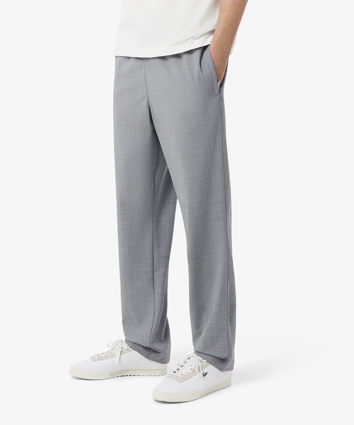 라코스테(LACOSTE) 남성 울 혼방 플란넬 조거 팬츠 HH9224-56G ACZ