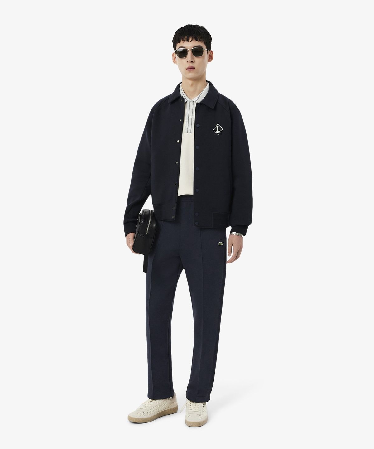 라코스테(LACOSTE) 남성 MIF 더블 페이스 코튼 폴리 트랙팬츠 XH0720-56G 350
