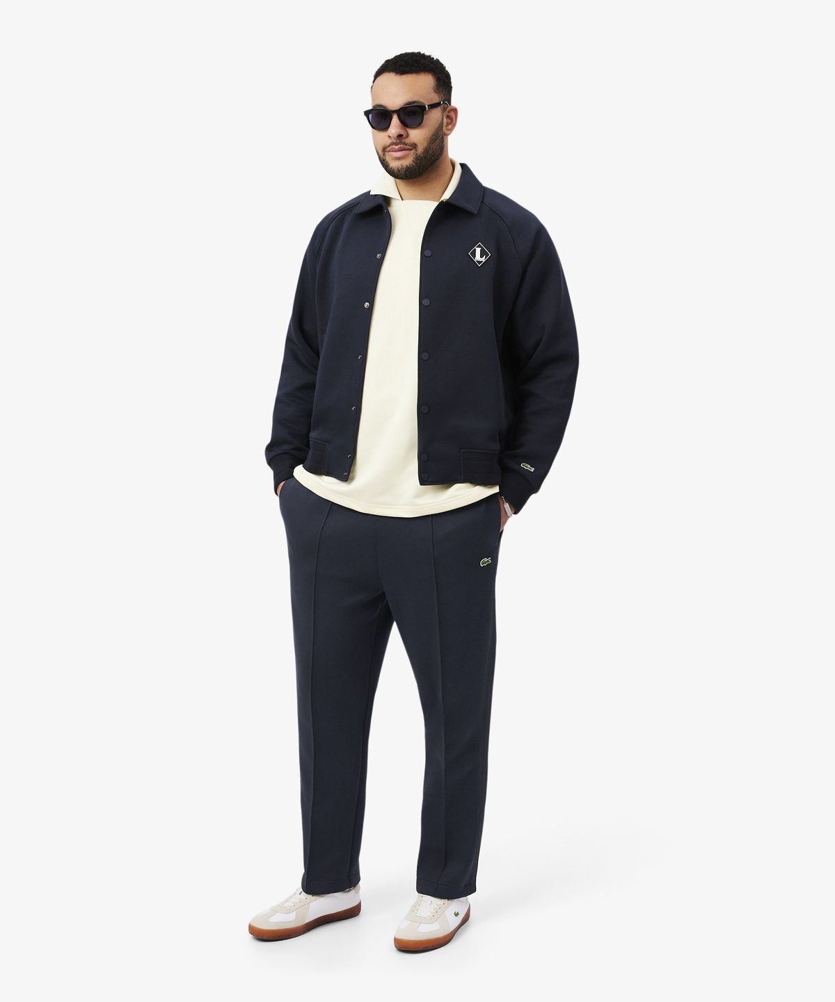 라코스테(LACOSTE) 남성 MIF 더블 페이스 코튼 폴리 트랙팬츠 XH0720-56G 350