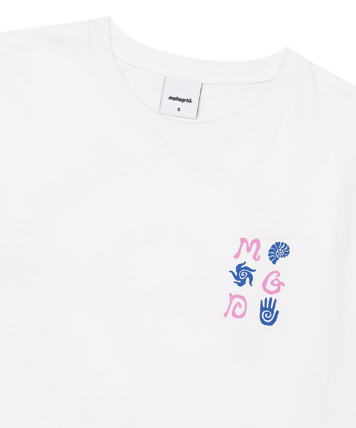 마하그리드(MAHAGRID) SPIRAL SHELLS TEE WHITE(MG2GMMT525A)