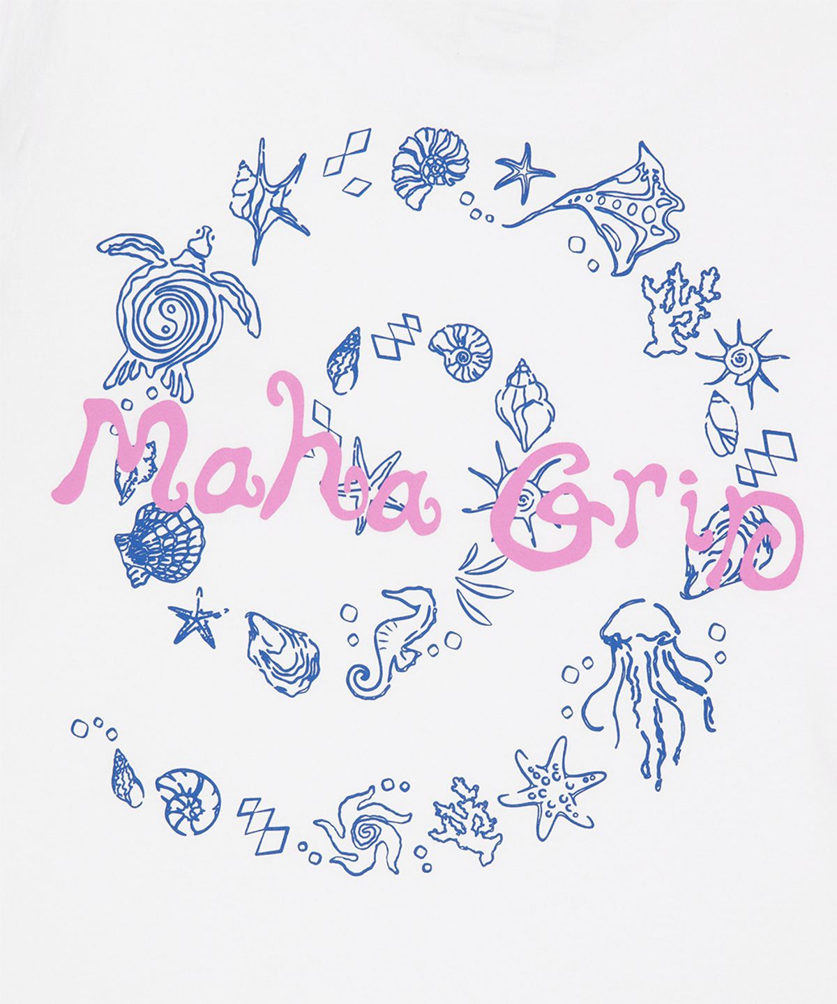 마하그리드(MAHAGRID) SPIRAL SHELLS TEE WHITE(MG2GMMT525A)