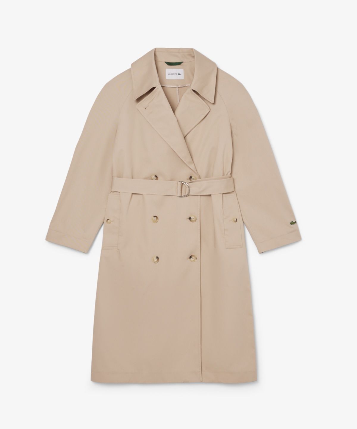 라코스테(LACOSTE) 여성 개버딘 트렌치 코트 BF6838-56G X6F
