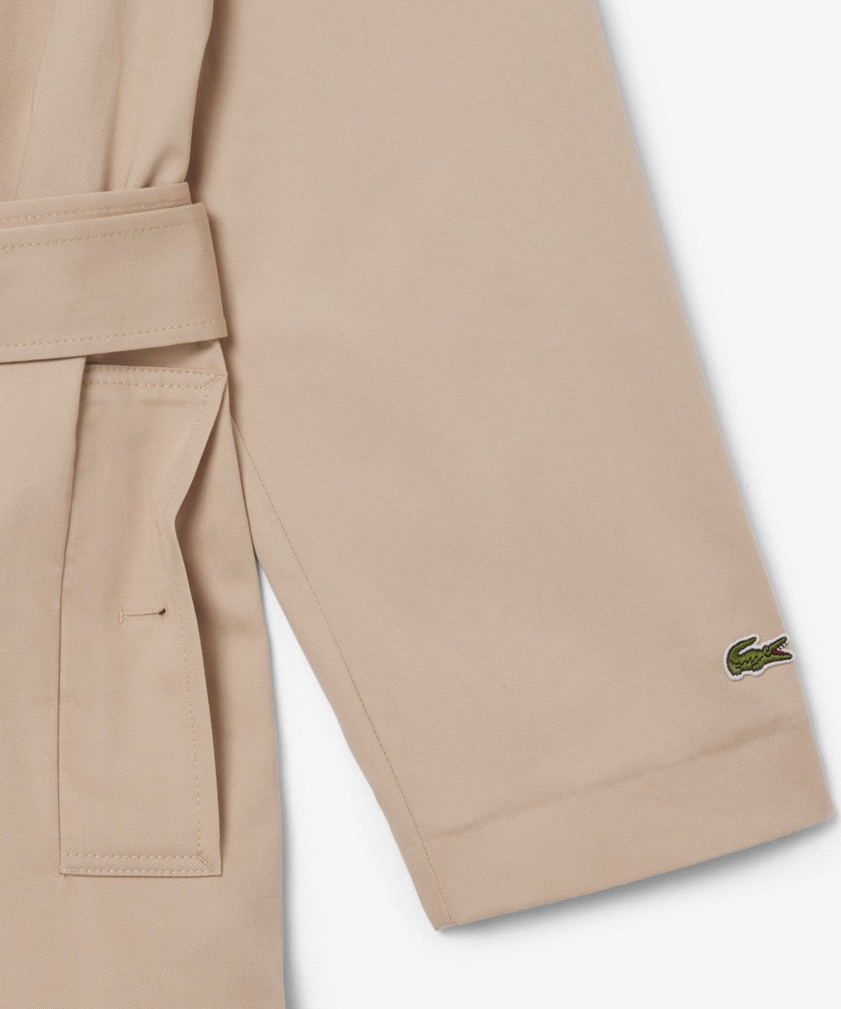 라코스테(LACOSTE) 여성 개버딘 트렌치 코트 BF6838-56G X6F