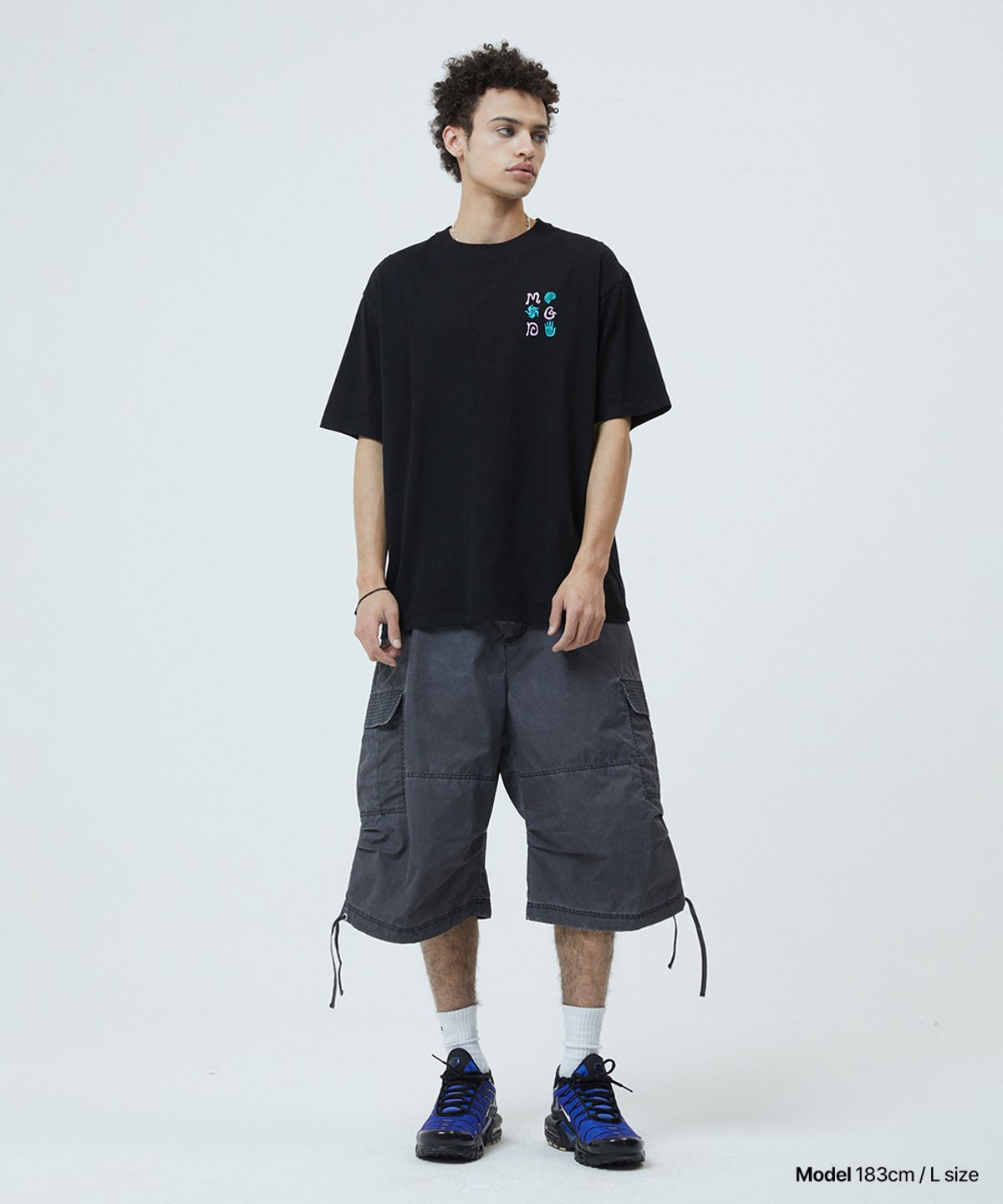 마하그리드(MAHAGRID) SPIRAL SHELLS TEE BLACK(MG2GMMT525A)
