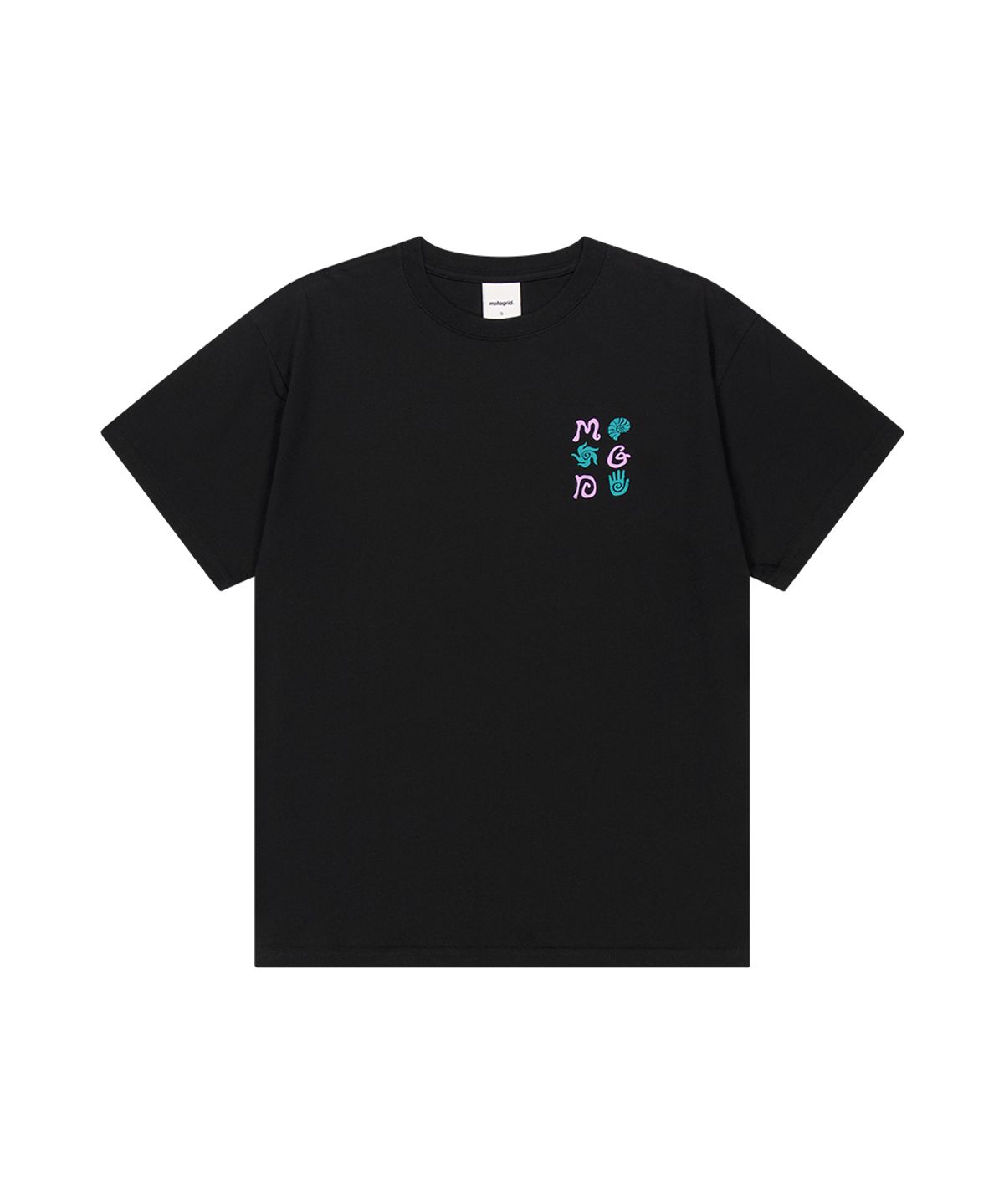 마하그리드(MAHAGRID) SPIRAL SHELLS TEE BLACK(MG2GMMT525A)
