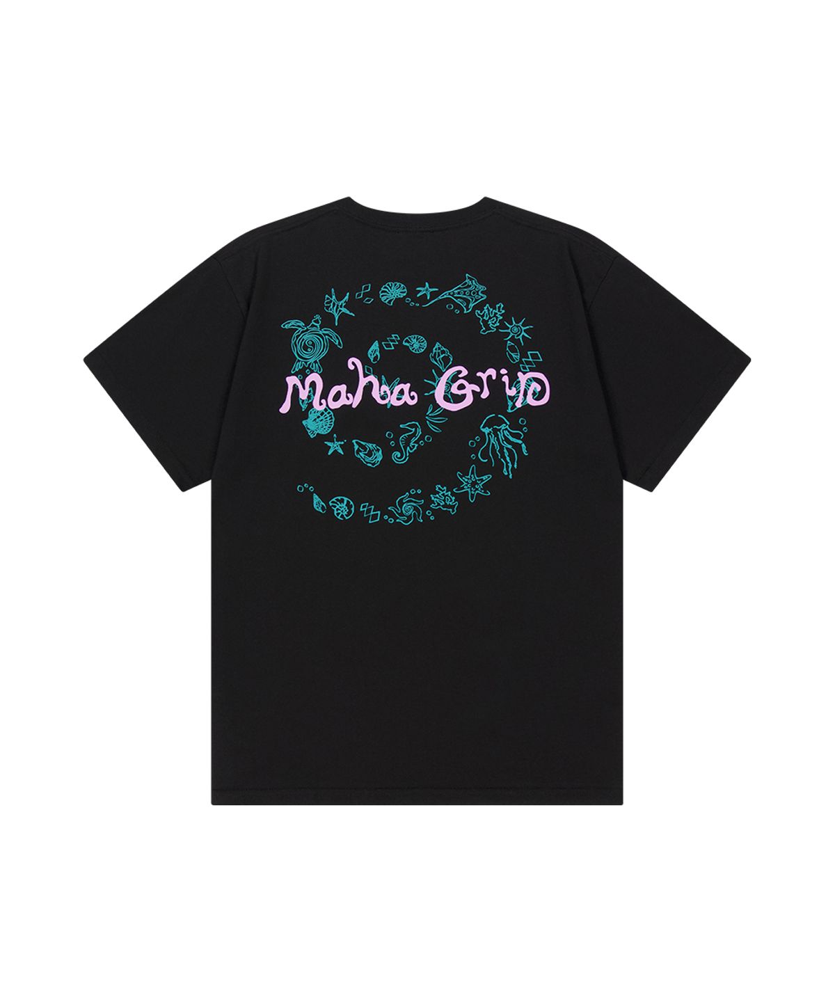 마하그리드(MAHAGRID) SPIRAL SHELLS TEE BLACK(MG2GMMT525A)